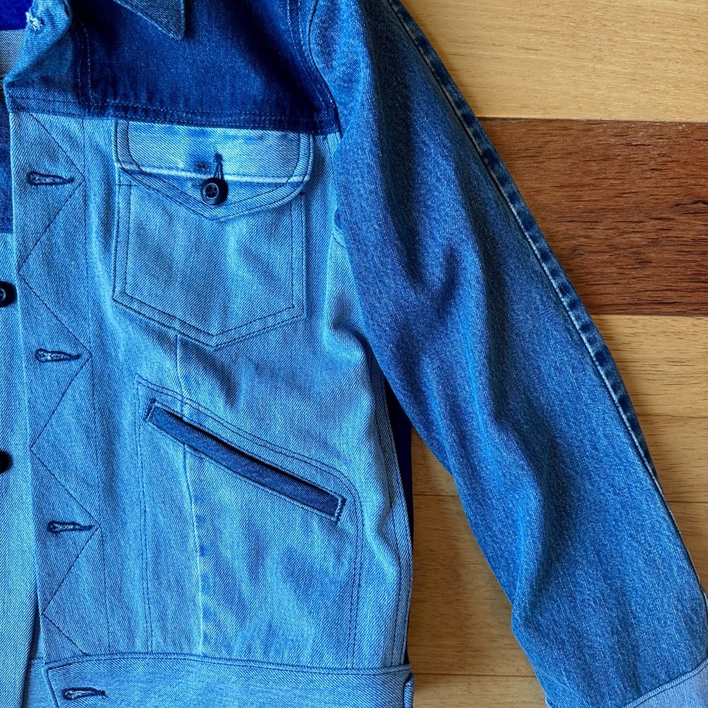 MOTHER Classic Blue Denim Jacket - Picture 4 of 7